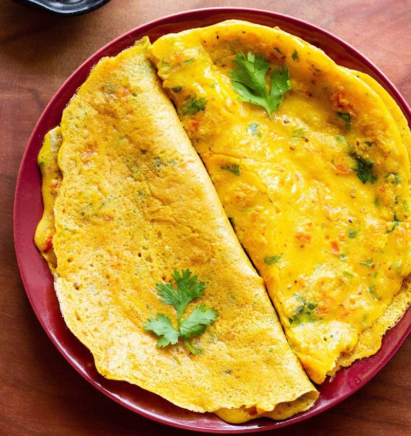 Besan Chilla (Gram Flour Pancakes)