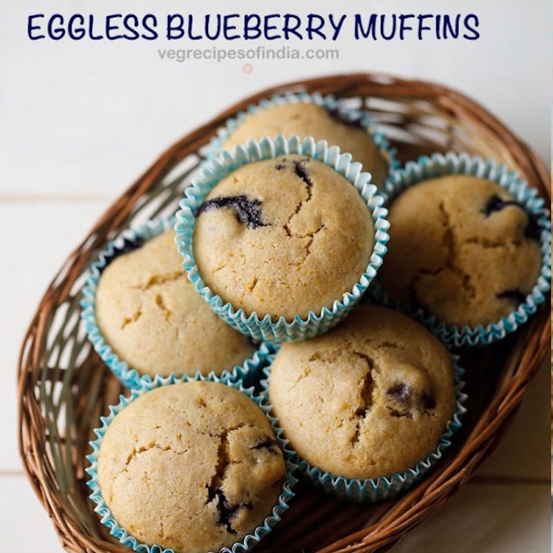 Blueberry Muffins (With Whole Wheat Flour)