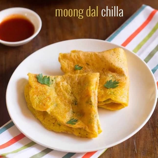 Moong Dal Chilla (Indian Mung Bean Pancakes)