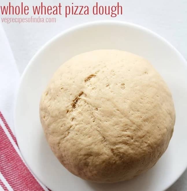 100% Whole Wheat Pizza Dough (Foolproof Recipe)