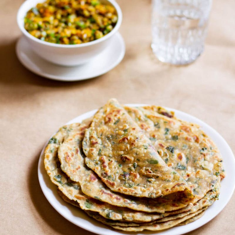 Methi Paratha (Fenugreek Flatbread)