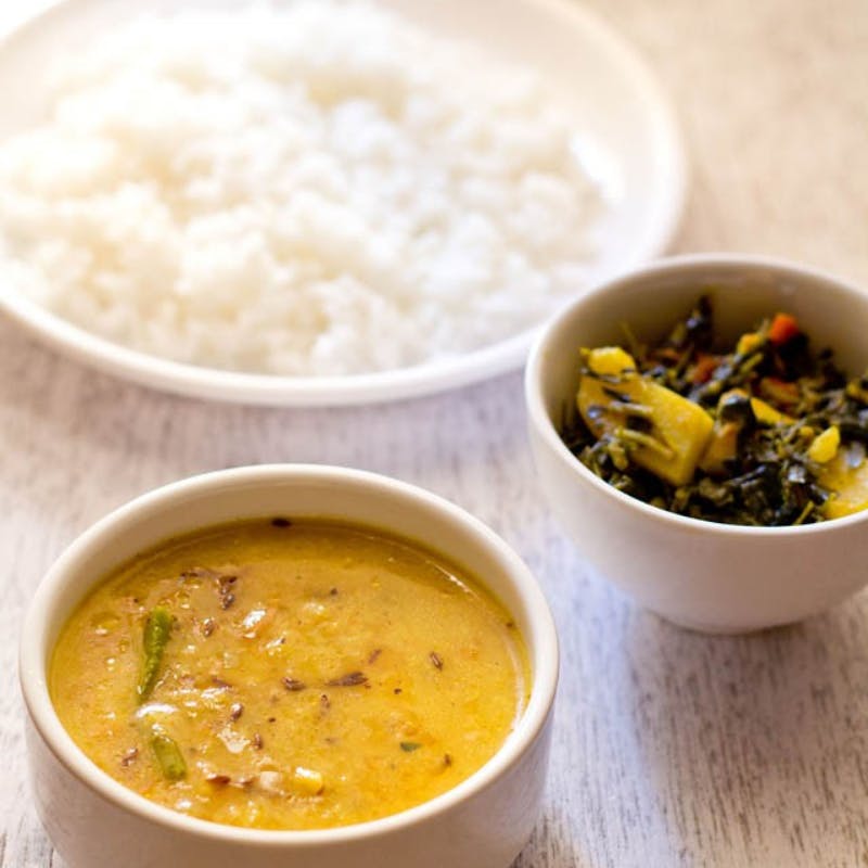 Moong Dal Tadka and Moong Dal Fry