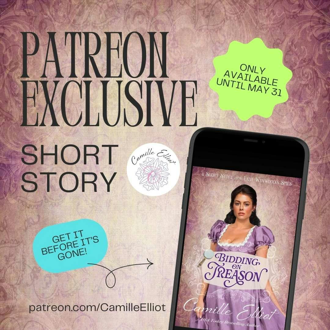 Patreon exclusive short story. Only available until May 31. Get it before it’s gone! patreon.com/CamilleElliot