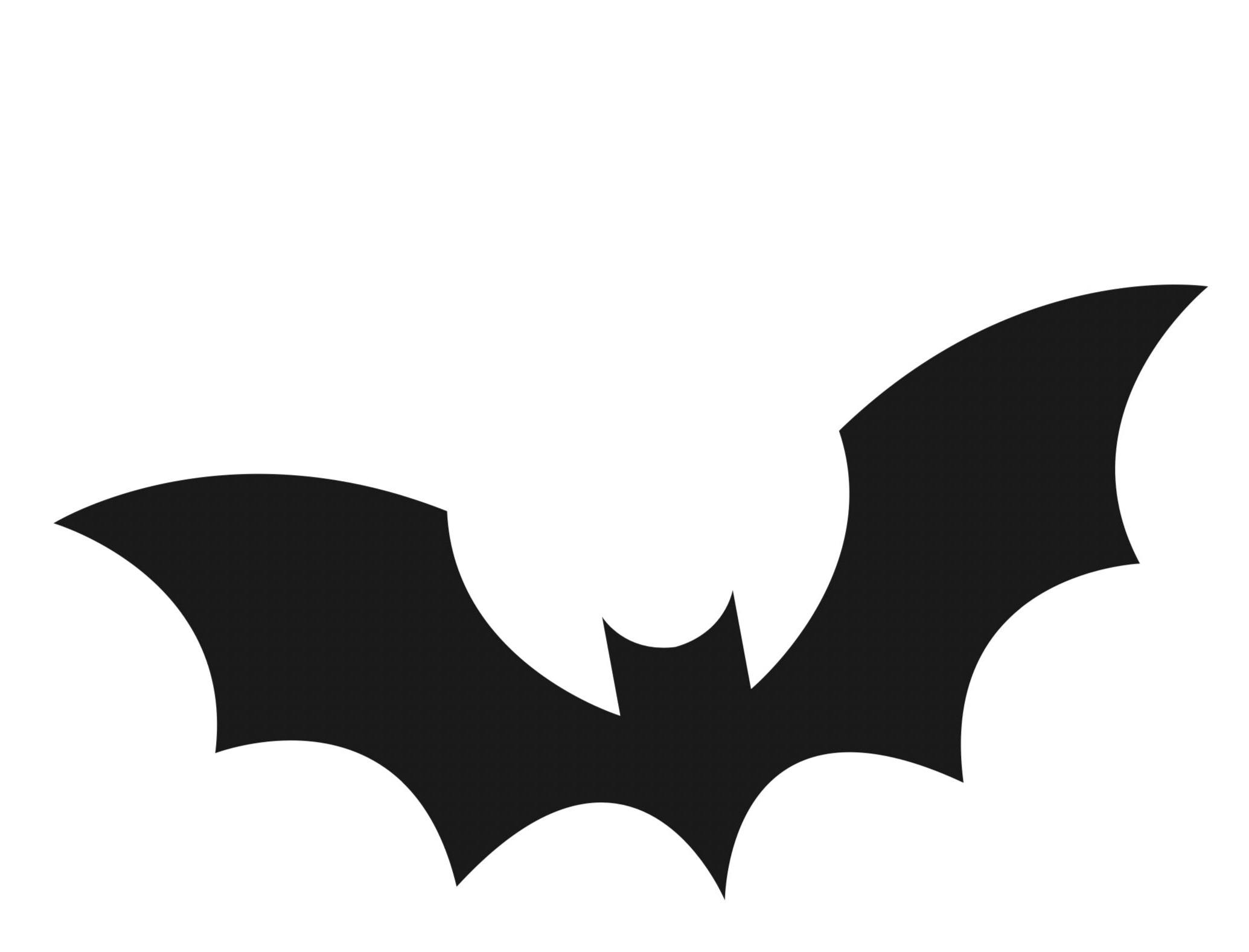 Bat pumpkin template. 