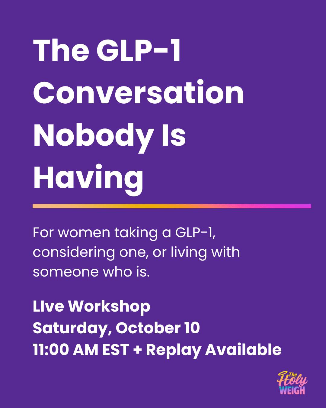 GLP-1s: The Conversation Nobody is Having