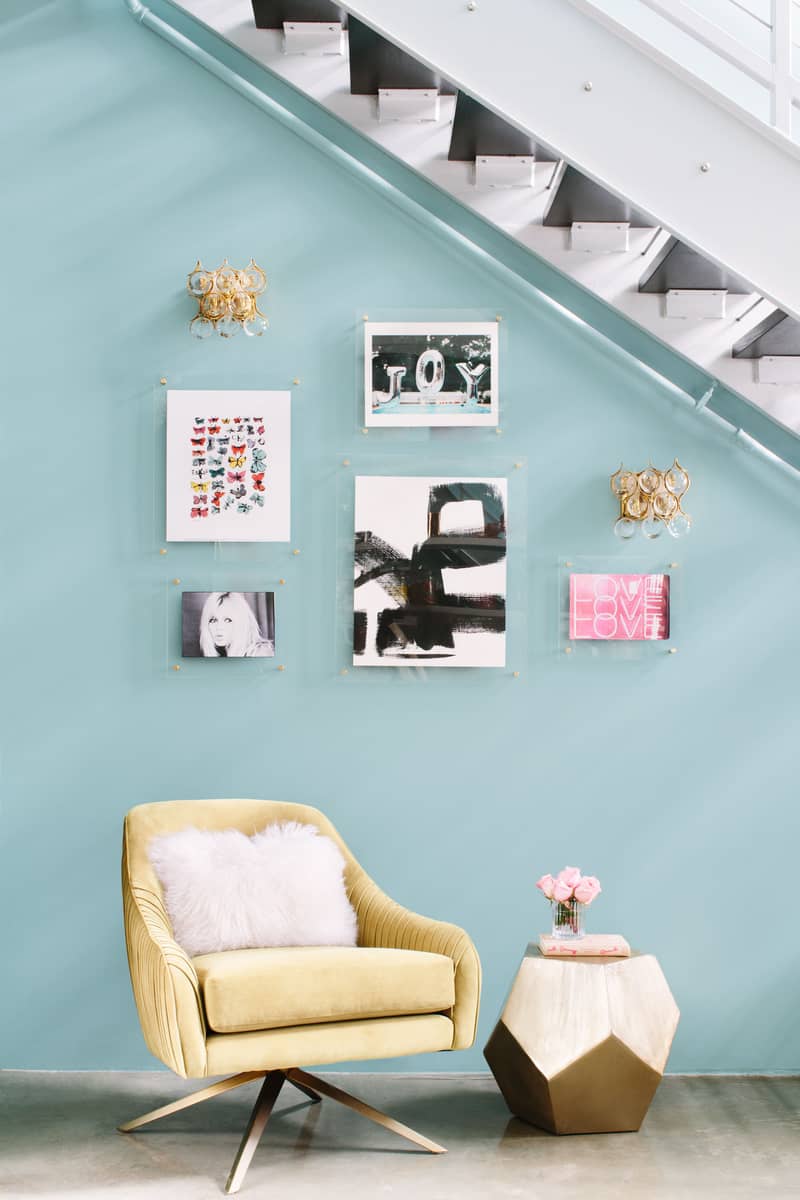 How to hang art like a design pro | 6 Simple Ways to Spruce Up Your Home While Sheltering in Place | gallery wall by Los Angeles and Fort Worth based interior design Jessica McClendon