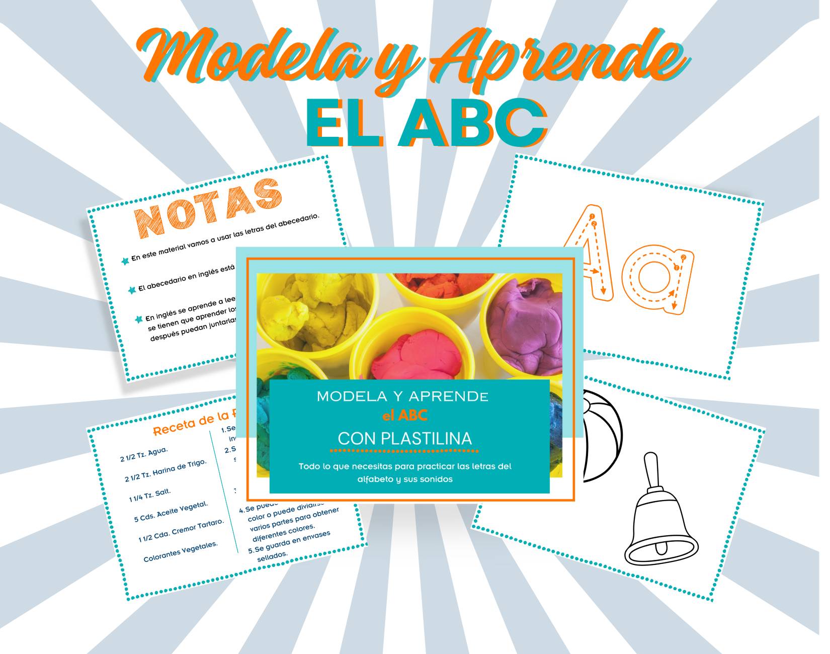 Modela y Aprende el ABC con Plastilina