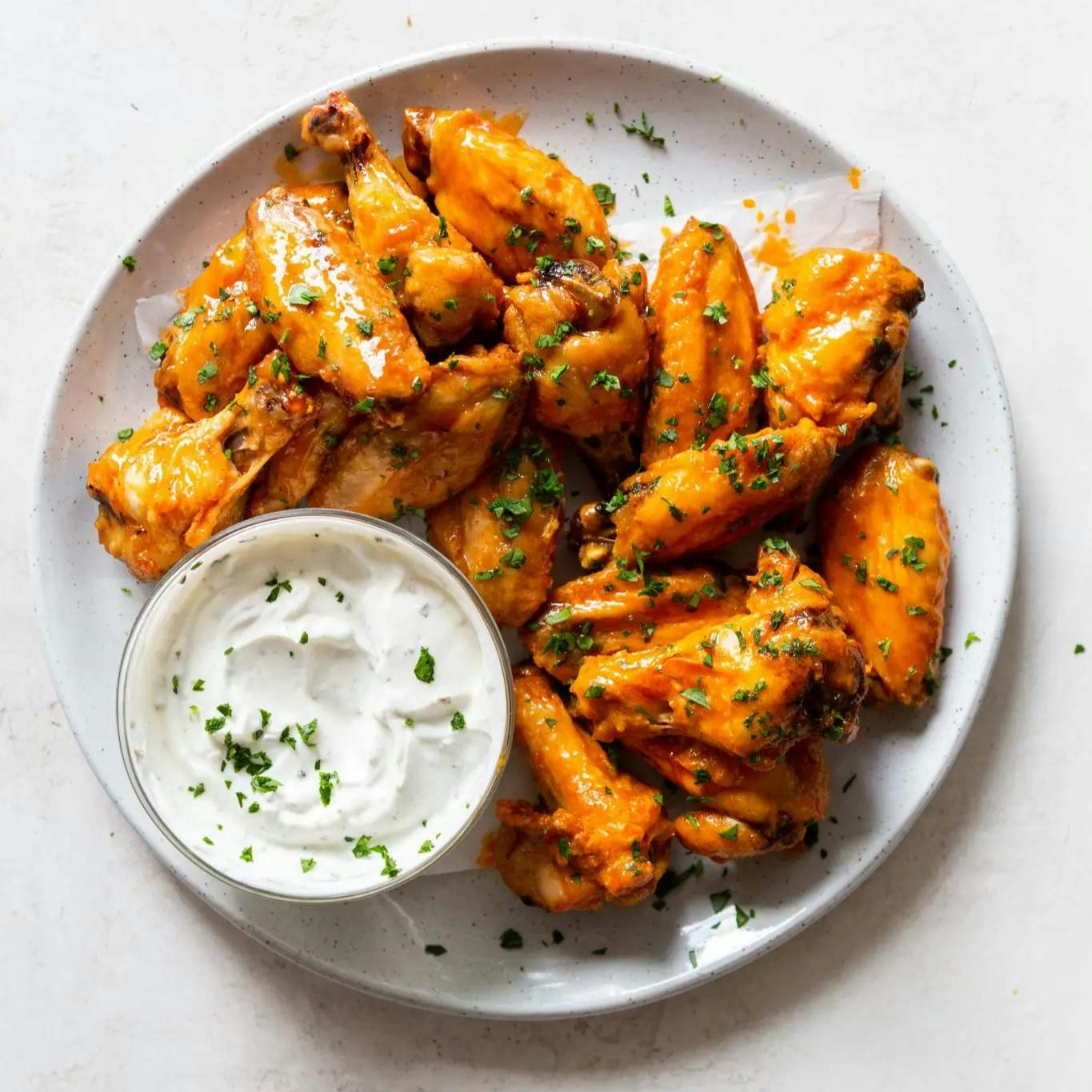 Crispy Baked Buffalo Wings