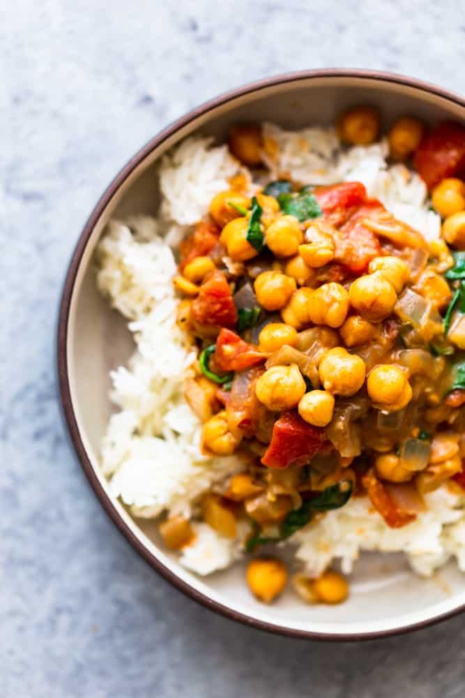 easy chickpea curry