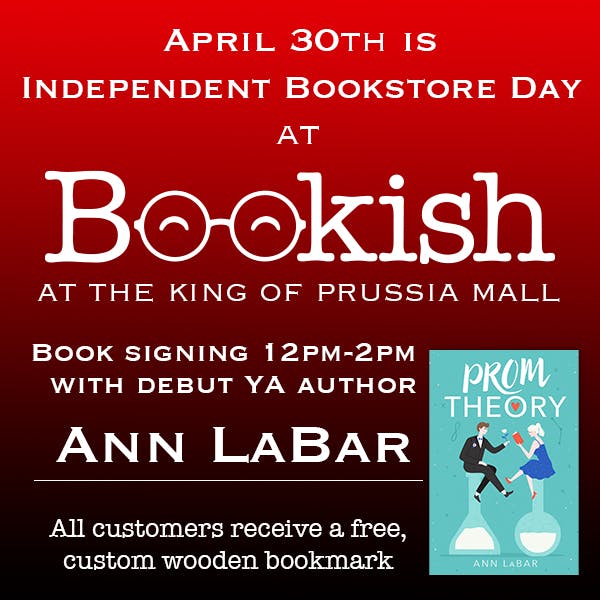 April 30th is Independent Bookstore Day