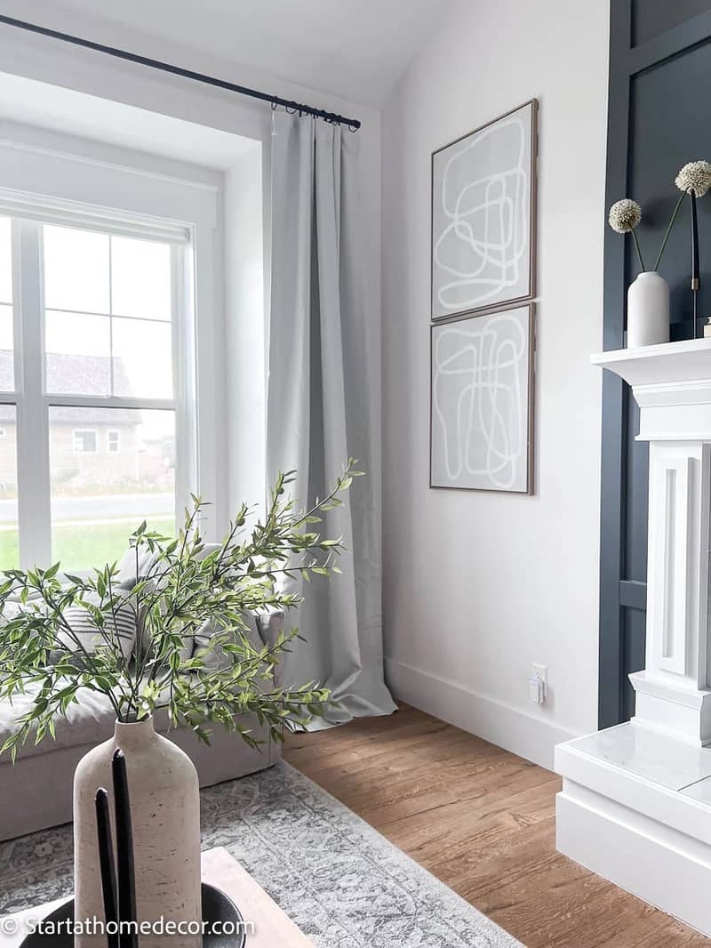 curtains in living room
