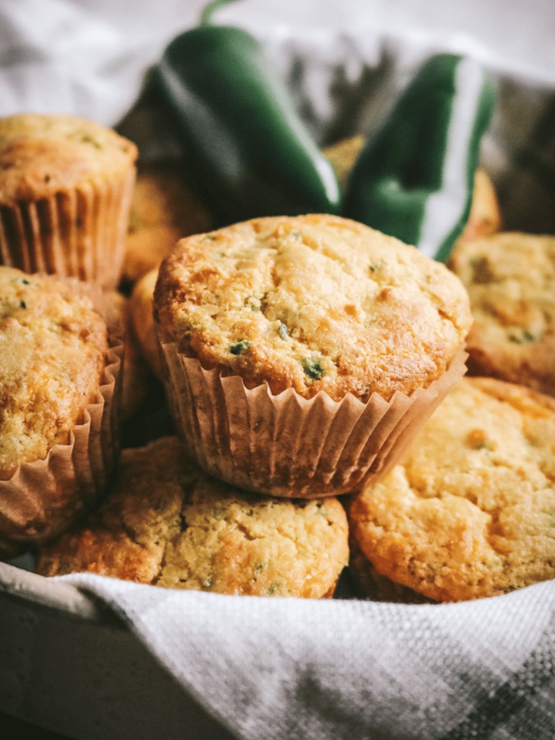 jalapeno cheddar cornbread muffins