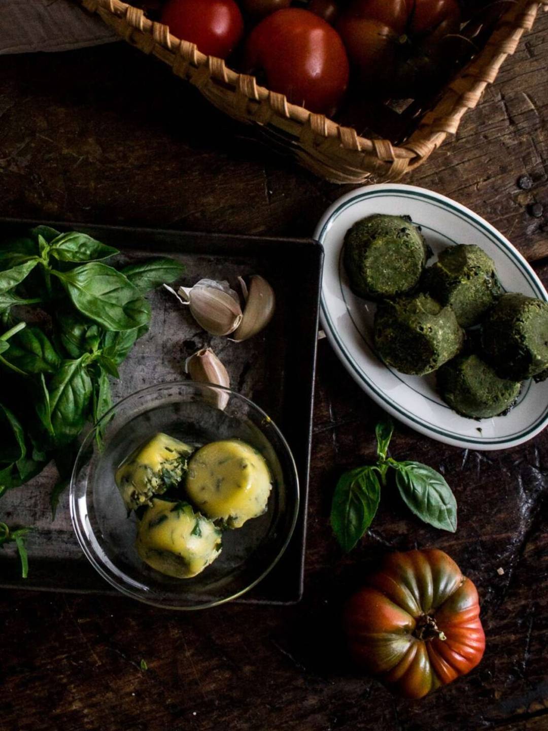 freezing basil