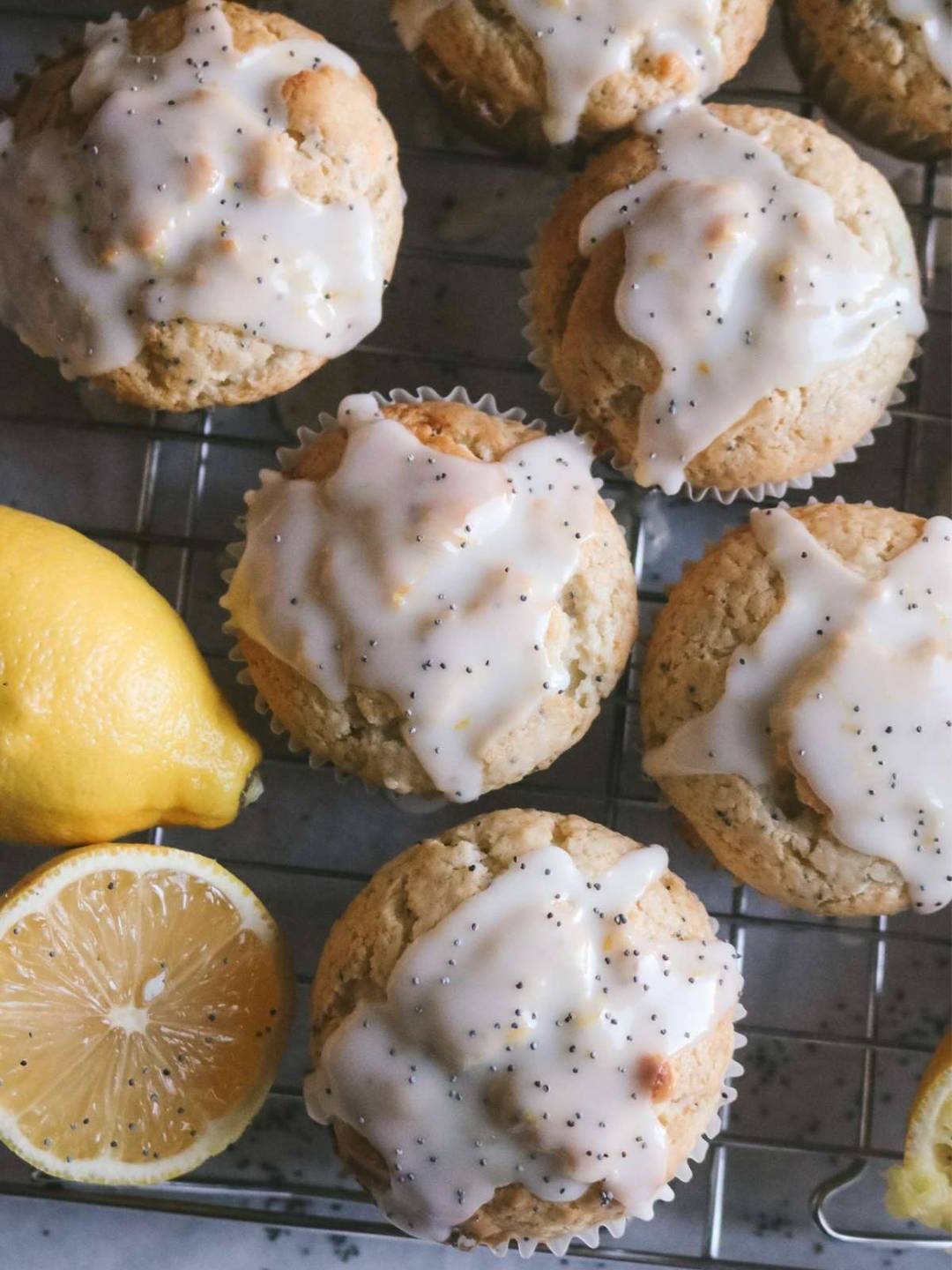 lemon poppyseed muffins