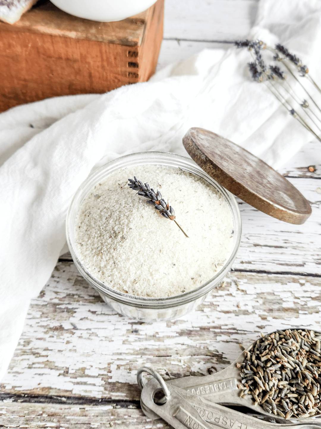 fresh lavender infused sugar