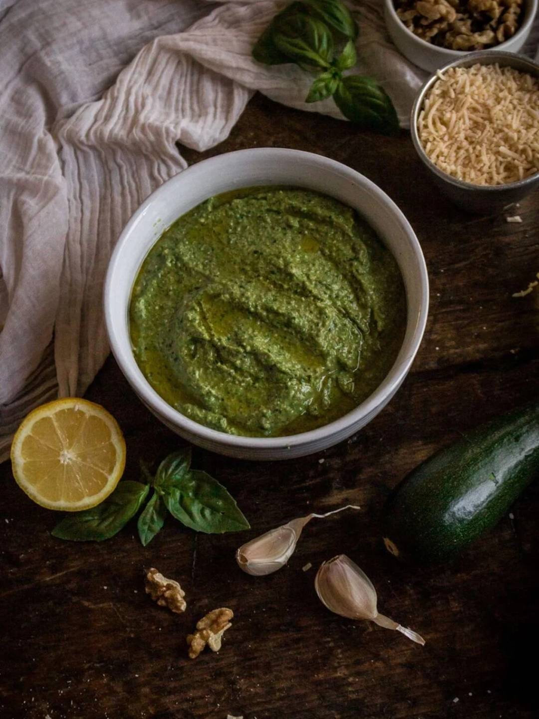 zucchini basil pesto