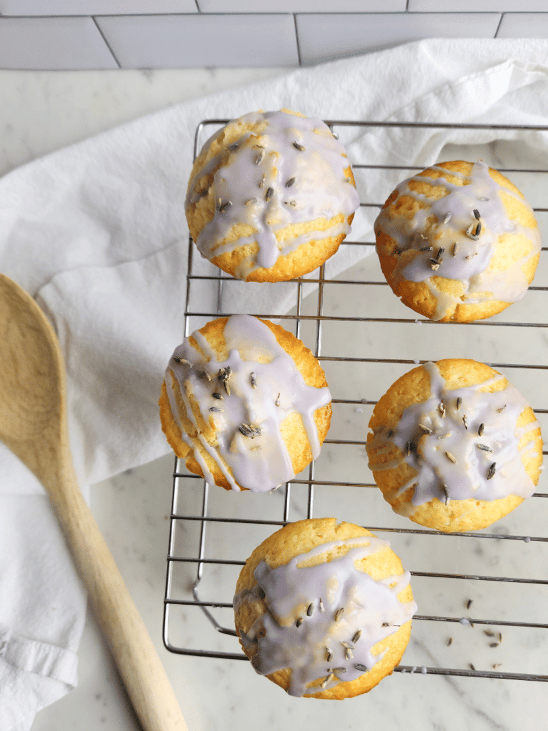 lemon lavender muffins