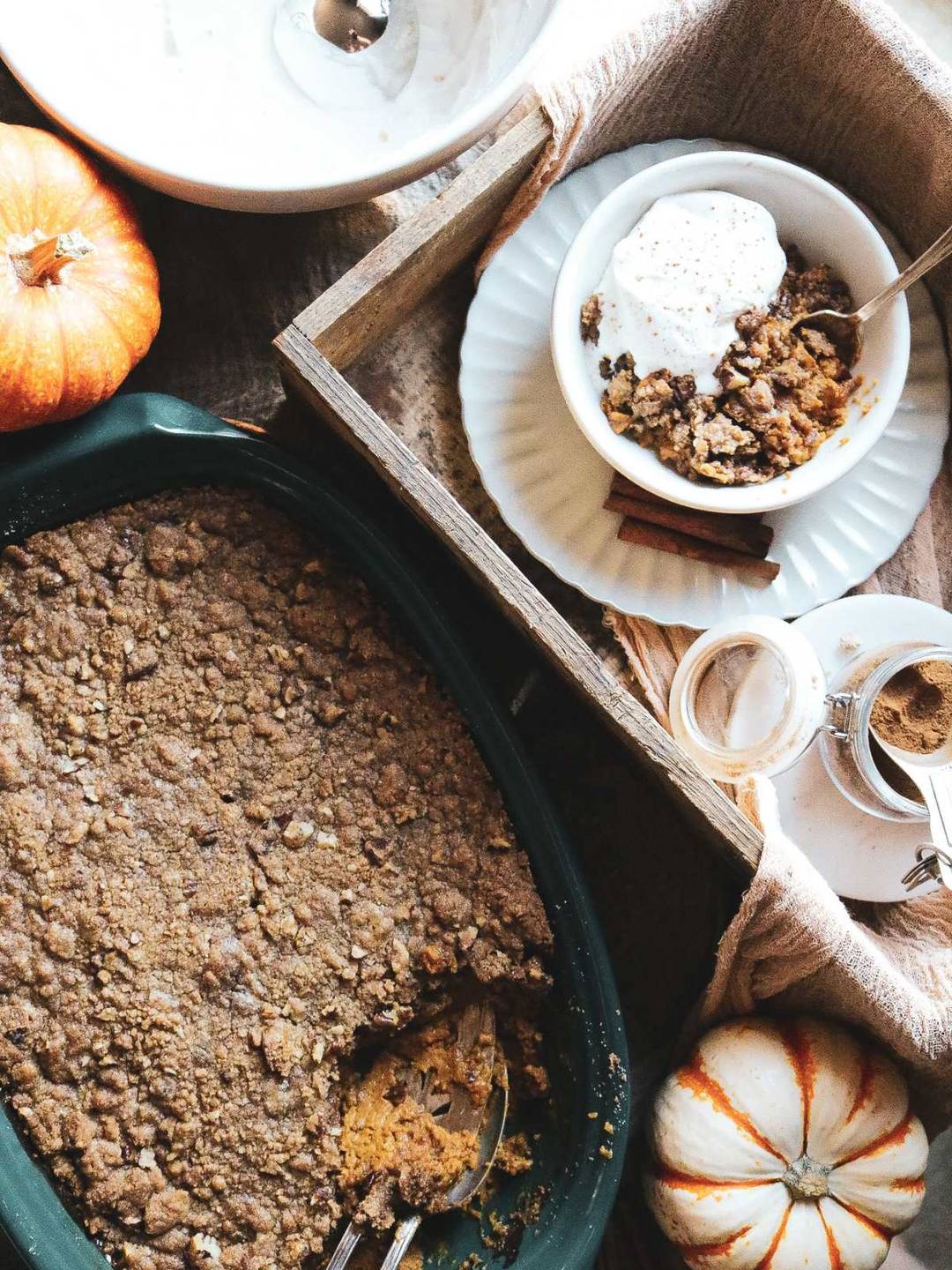 pumpkin pie crumble