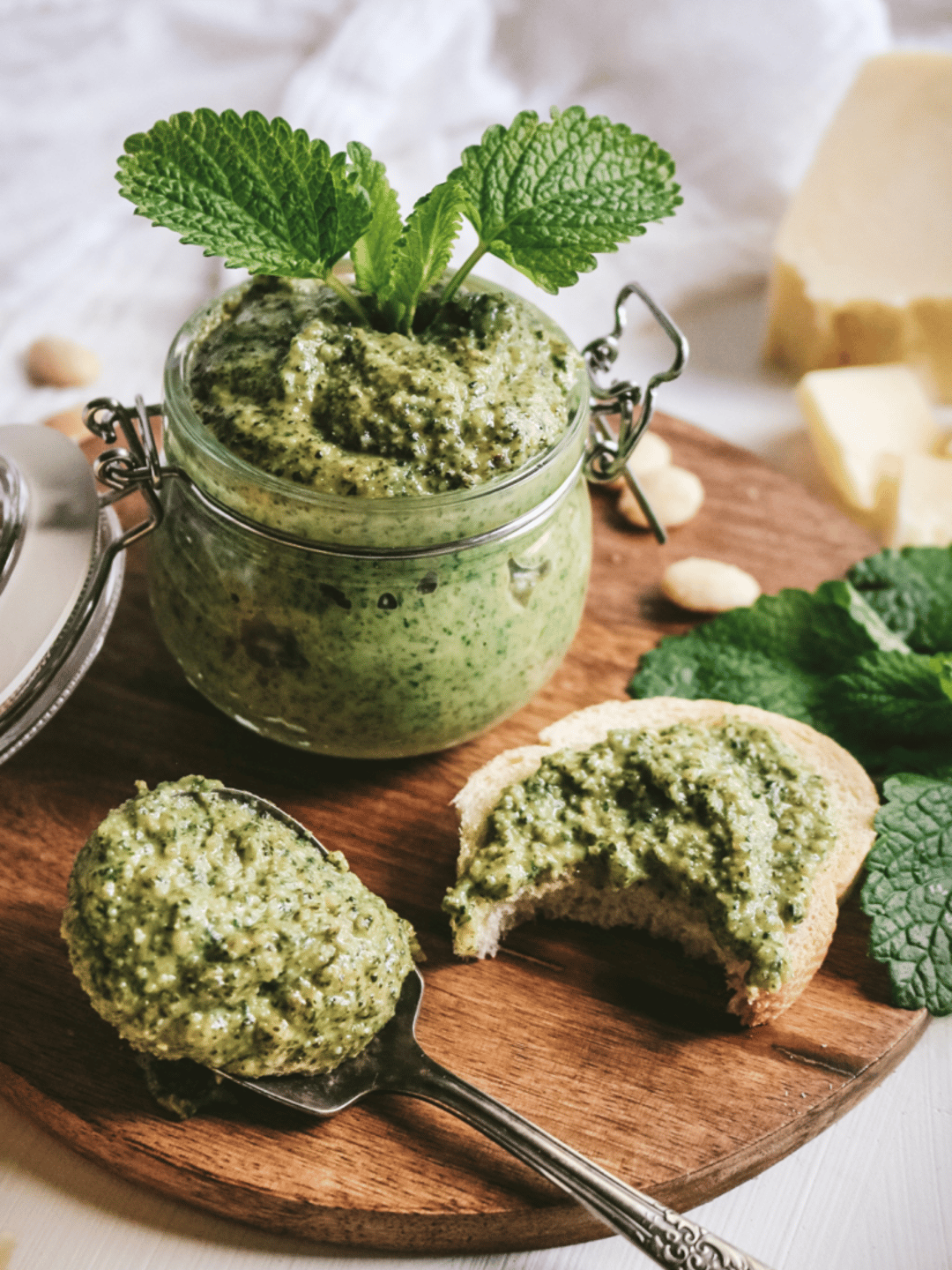 lemon balm pesto