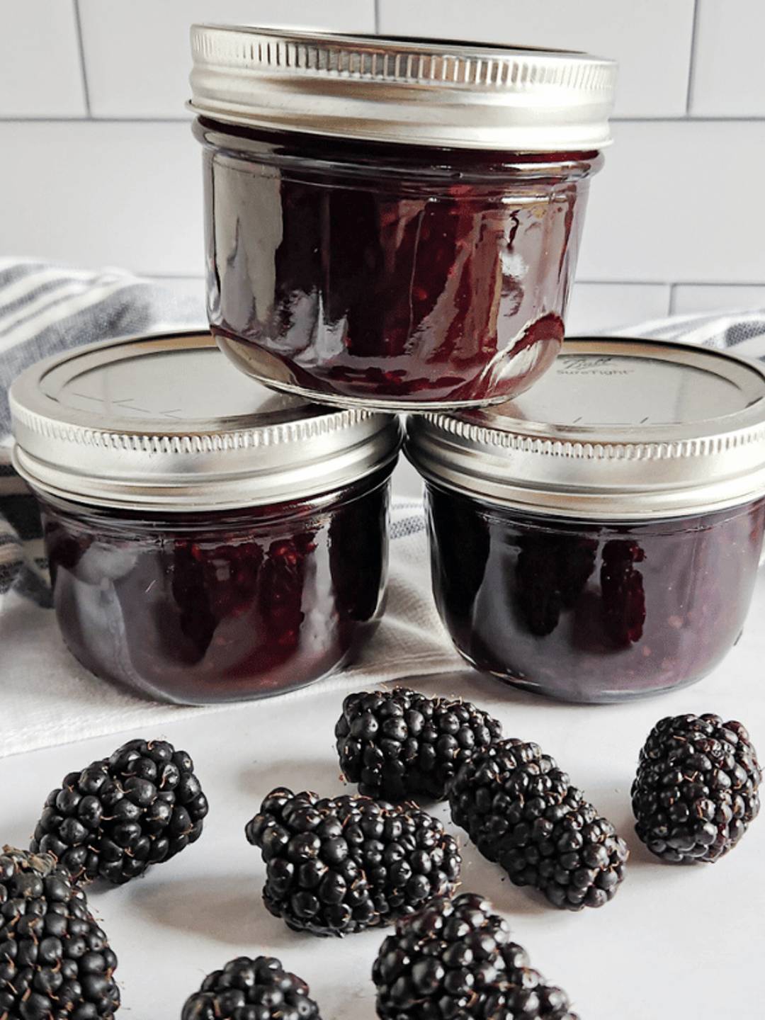 small batch blackberry jam