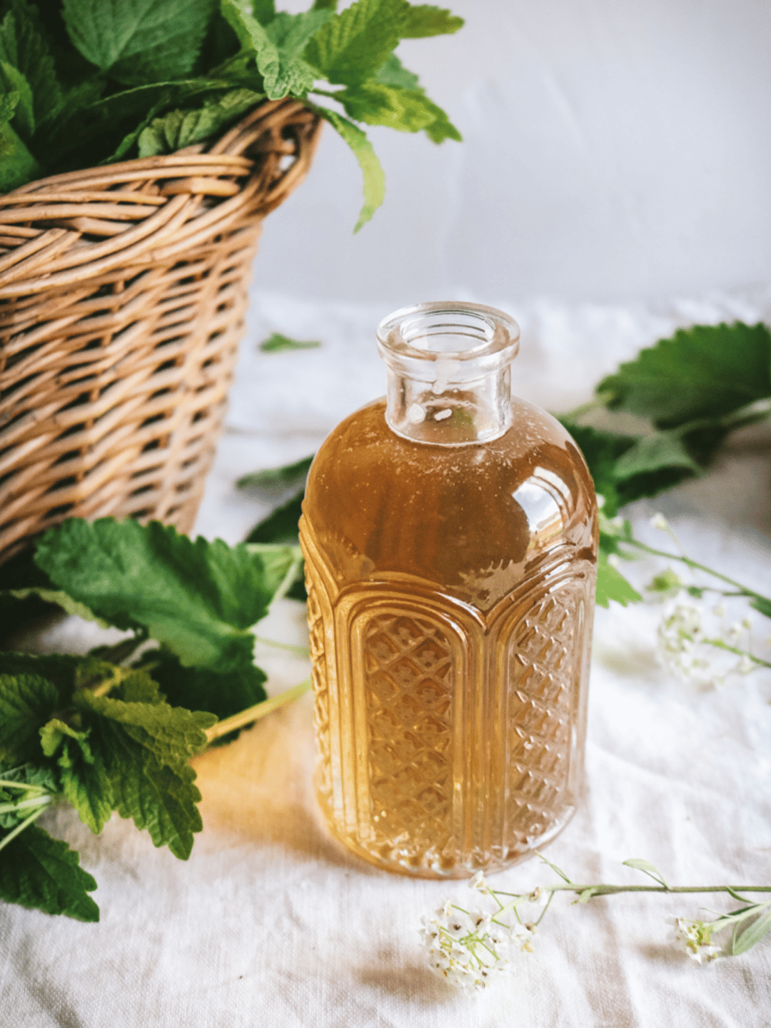 lemon balm simple syrup