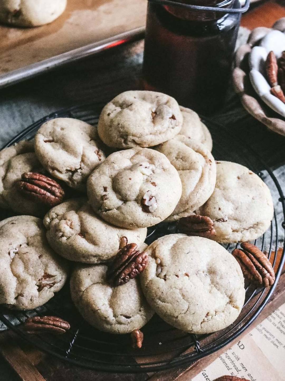 maple pecan cookies