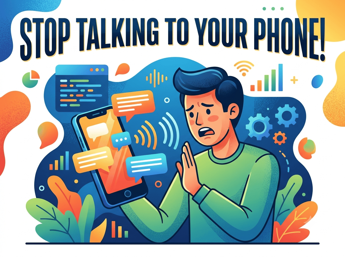 Stop talking to your phone
