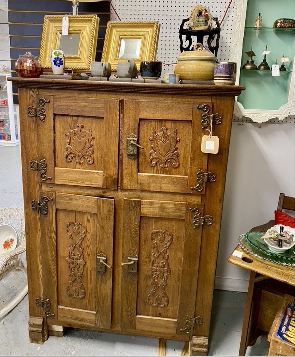Cool off with a gorgeous double ice box! -- Was $375. Now $243 43"w x 59"H x 24"D