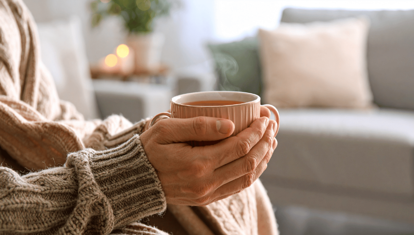 Cozy fall coffee 