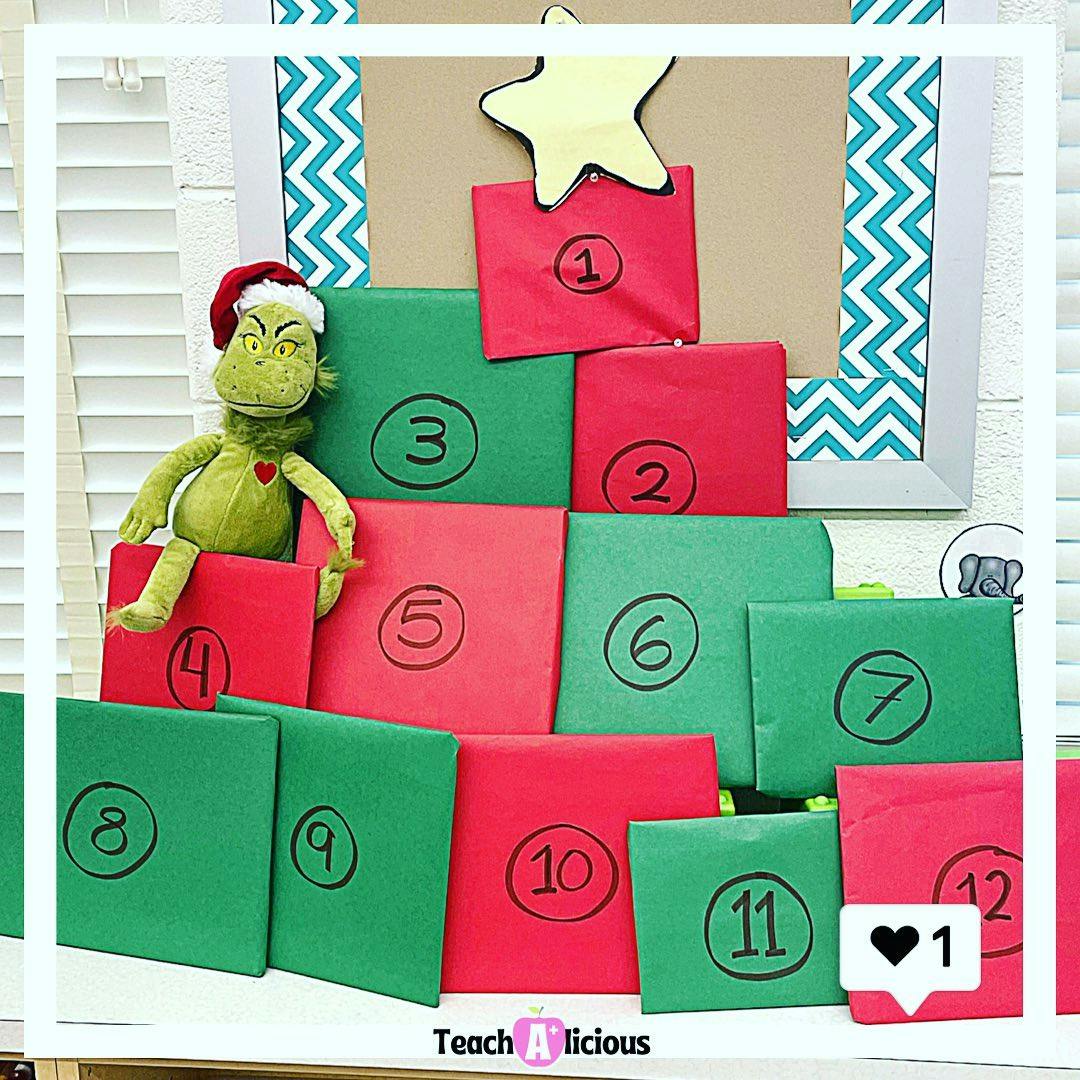 The Grinch has arrived in my classroom. He usually brings mayhem but this year he brought gifts. Will we find out what’s inside each package? 
Like this post and follow me to find out what will happen tomorrow!
#thegrinch #thegrinchwhostolechristmas #thegrinchneedslovetoo #elfontheshelfalternative #noelfontheshelf #iteachfirstgrade #iteachfirst #iteachfirsties #christmasbreakcountdown #classroommanagement #teachingindecember #teachersofinstagram #teacherspayteachers #teachersofinsta #teachersofthegram