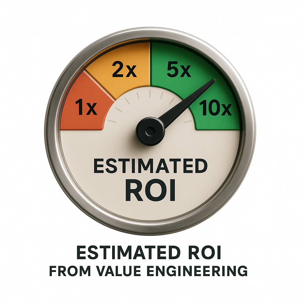 8.7% of hard cost savings … and more