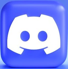 a square button with a smiley face on a blue background