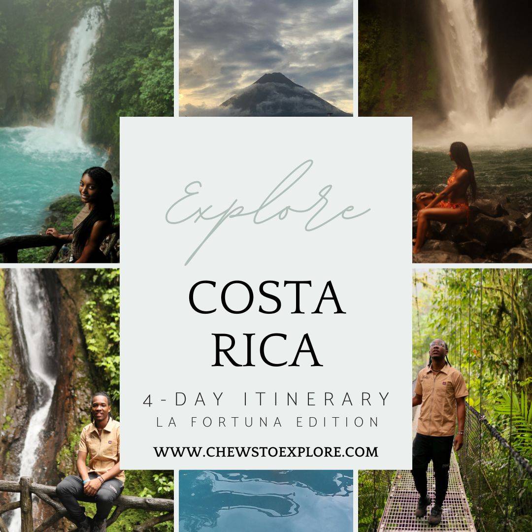 Costa Rica 4 Day Itinerary - itineraryy