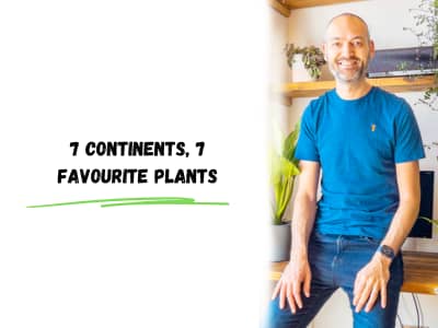 7 continents, 7 favourite plants