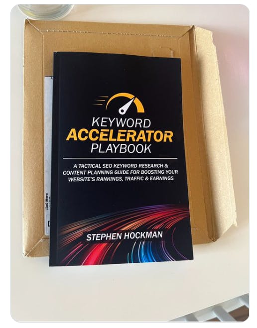 Paperback version of the Keyword Accelerator Playbook