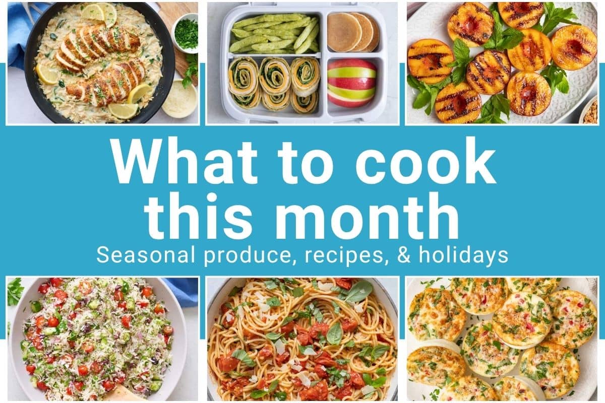 What to cook this August 2026 including seasonal produce, recipes and upcoming holidays.