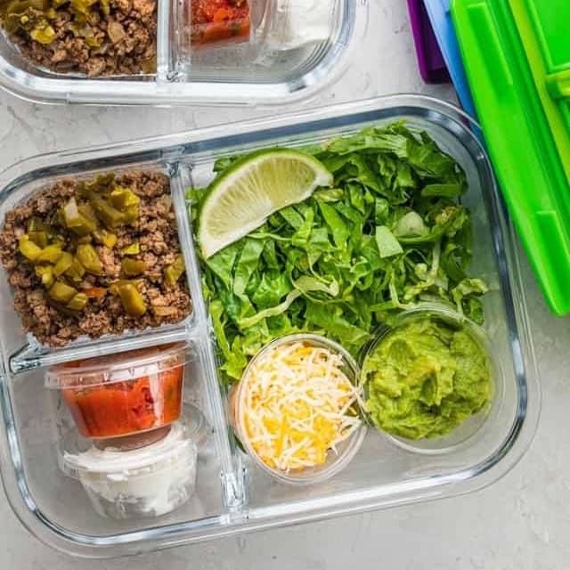 Taco Salad Meal Prep