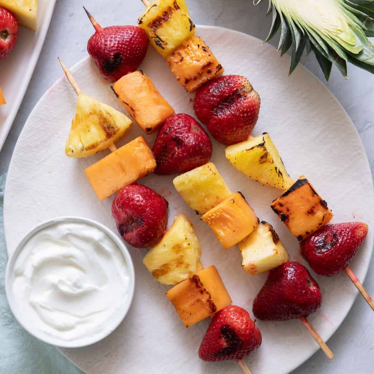 Grilled Fruit Skewers