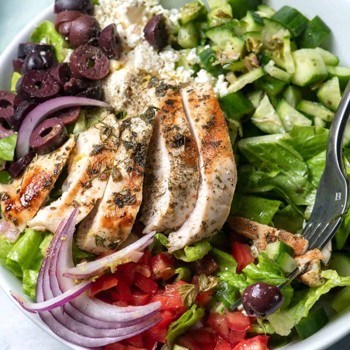 Mediterranean Chicken Salad