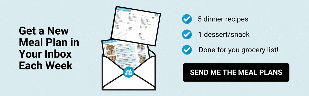 Sign up to have a new meal plan sent to your inbox each week!