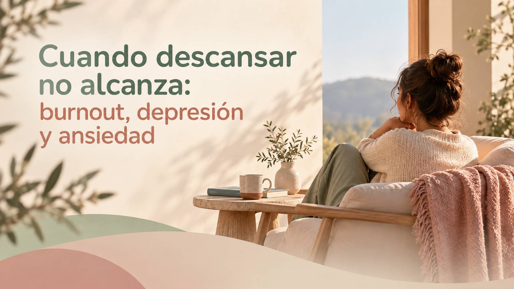 Mujer descansando