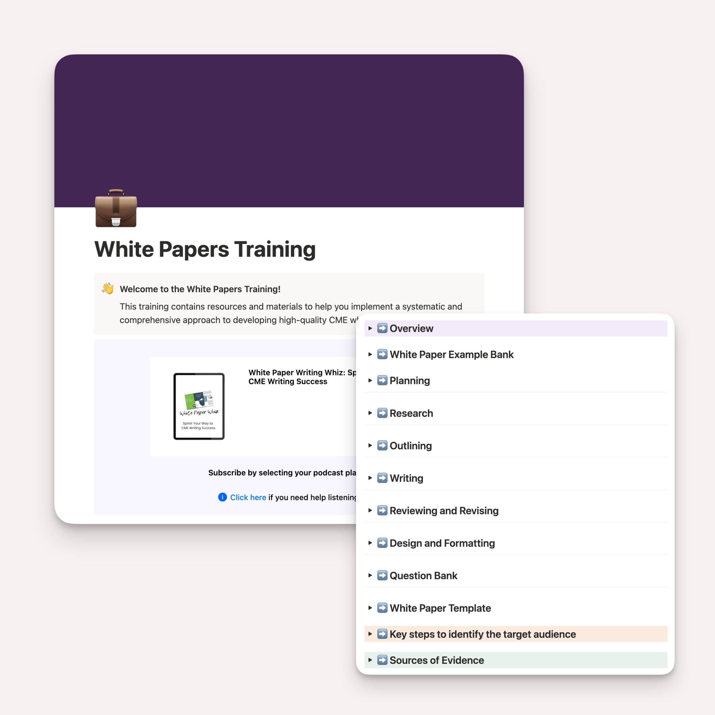 📚 White Papers • Full Package Training 