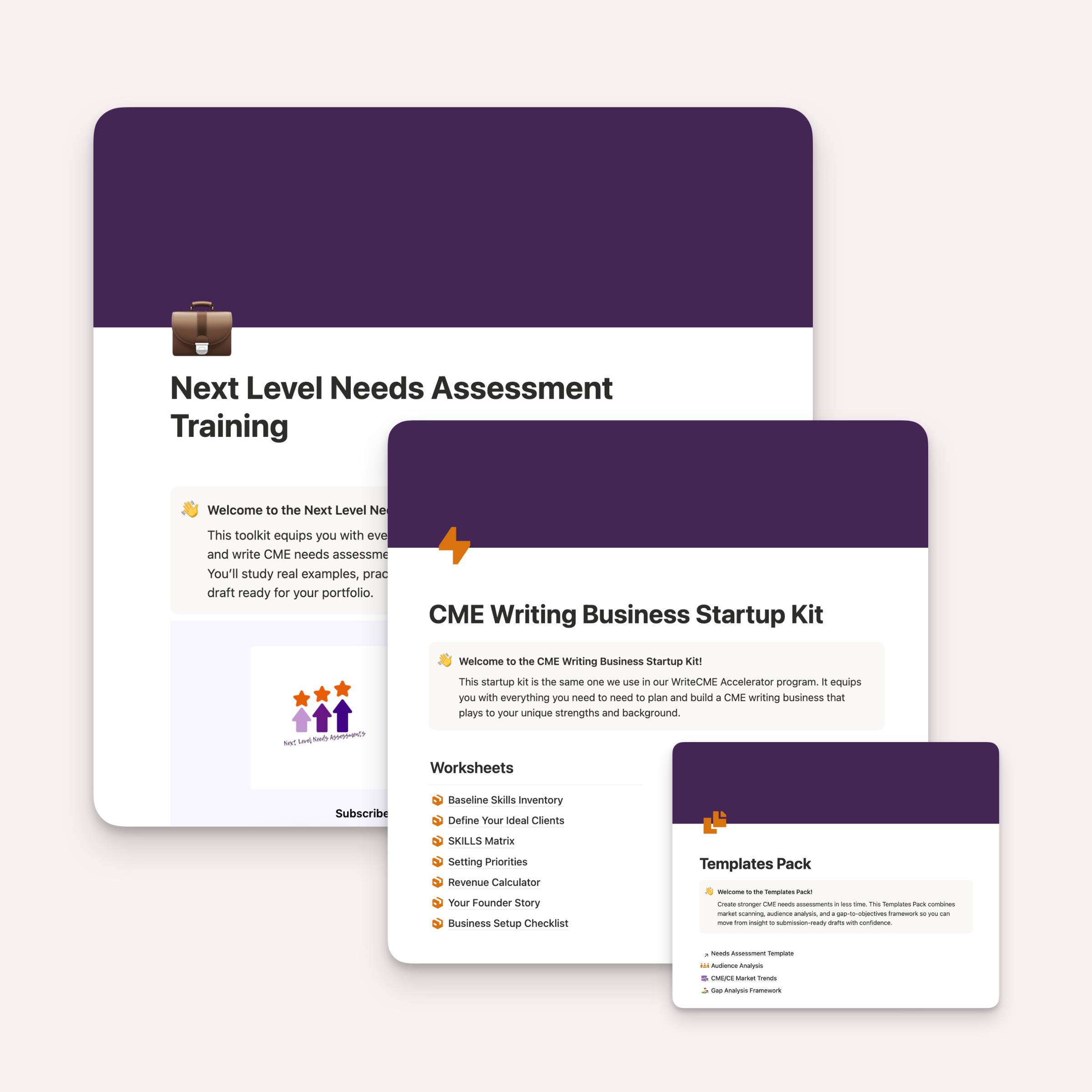 📚 Next Level Needs Assessments • Full Package Training 