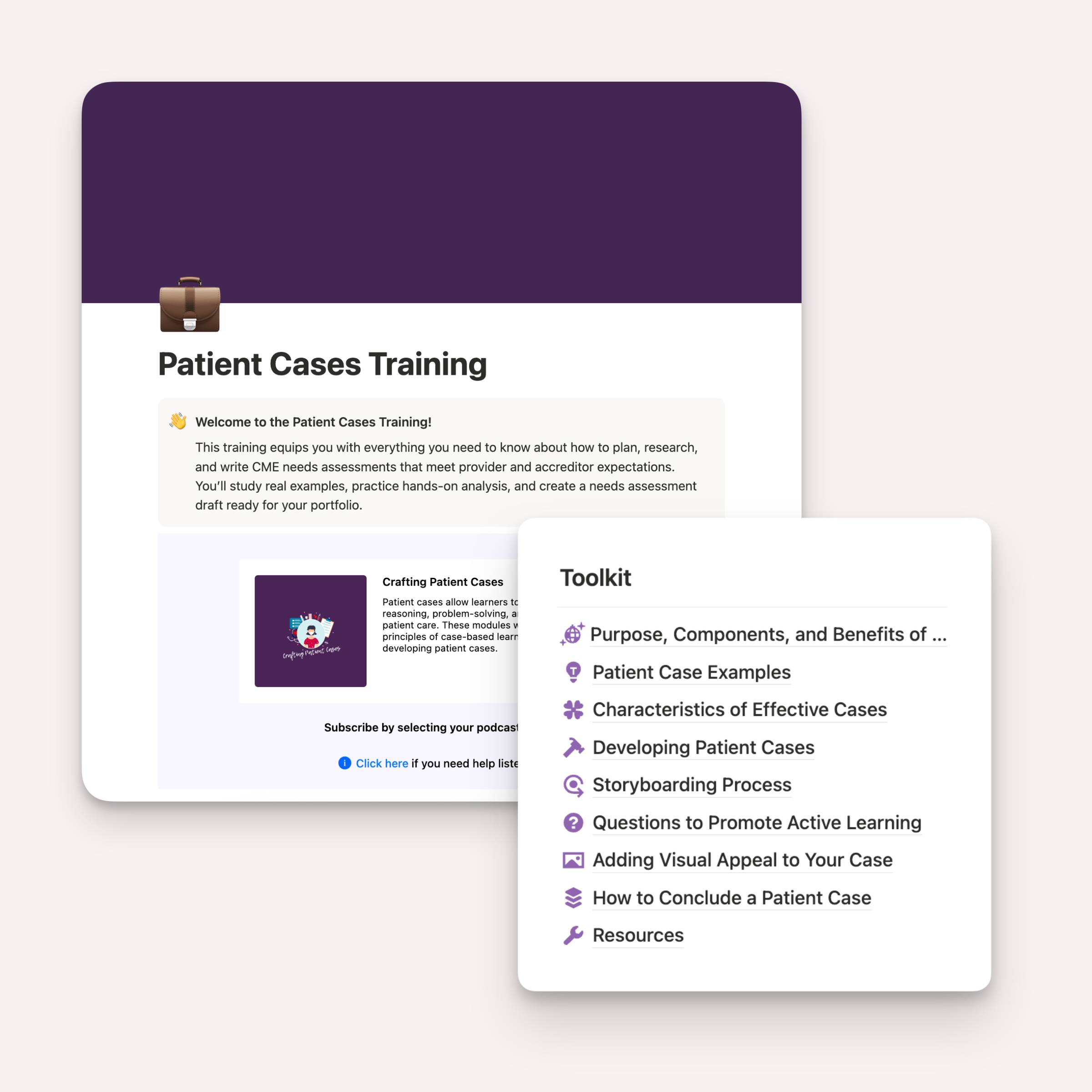 📚 Crafting Patient Cases • Full Package Training 