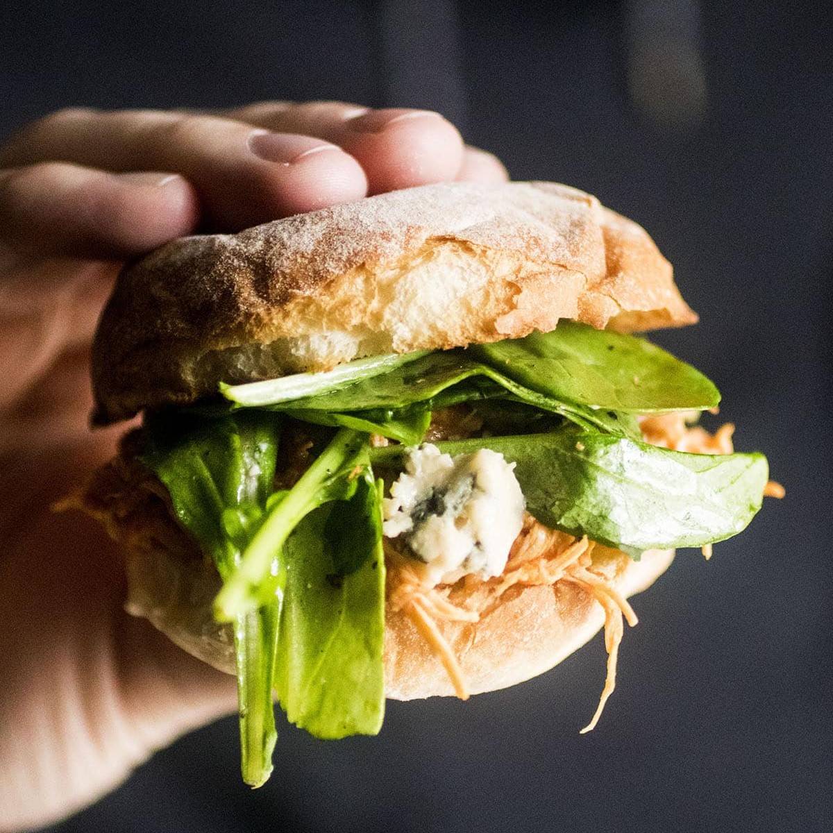 Overhead image of crusty cranberry pecan bread