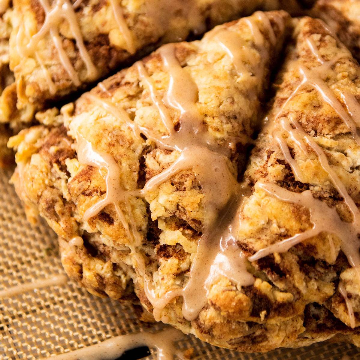 Cinnamon scones.