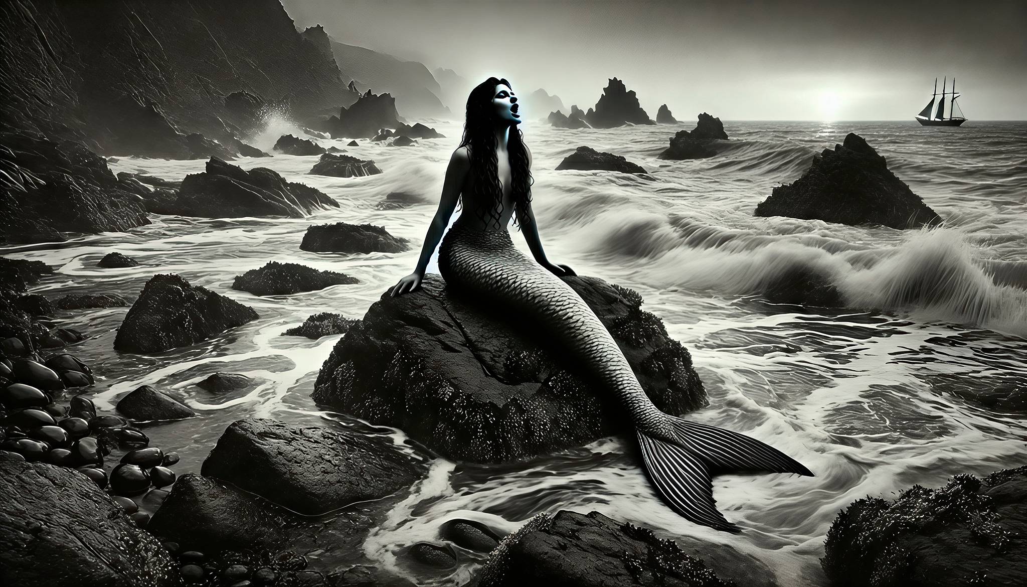 Siren - AI image by Dan Biferie