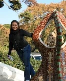 Cheryl at El Parc Guell - Barcelona, Spain