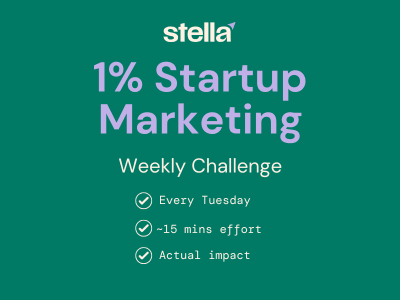 An image tile for the 1% Startup Marketing Challenge