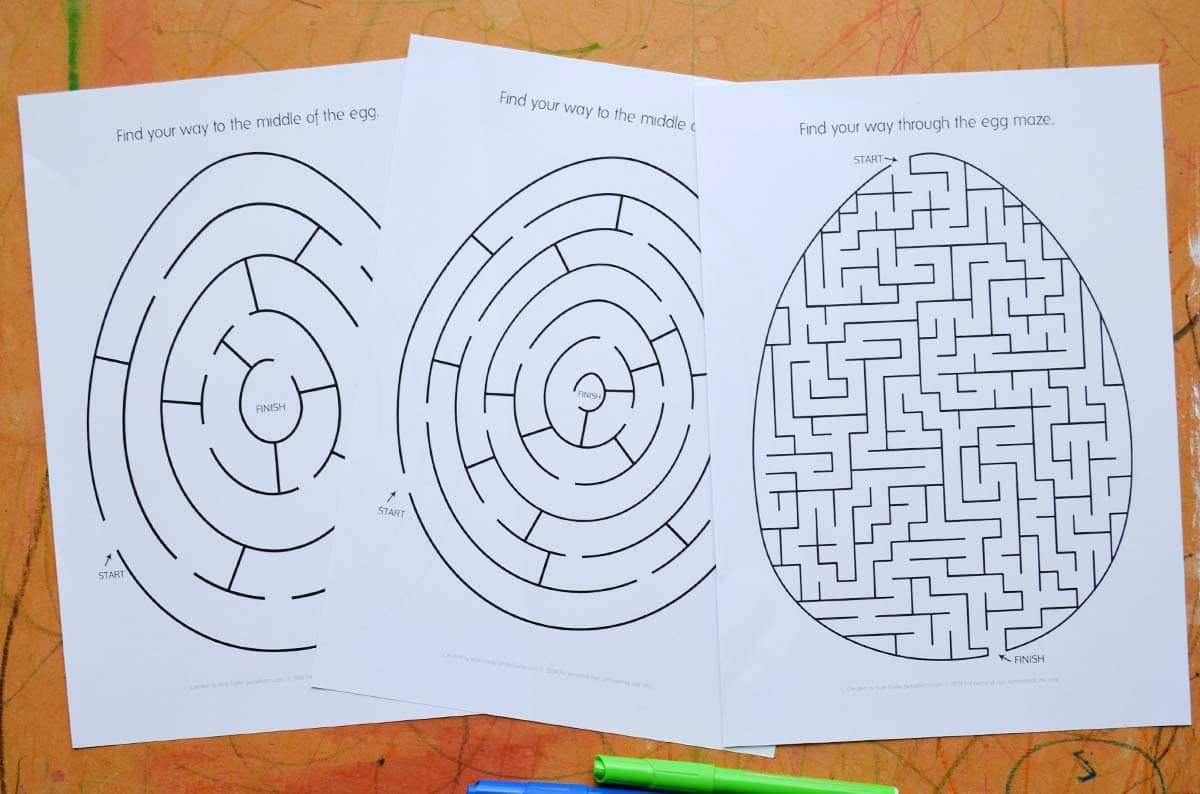 Easter mazes